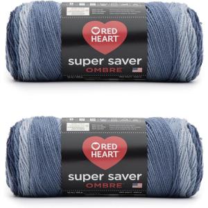 imageRed Heart E3054923 Ombre Yarn HickoryNavy Ombre
