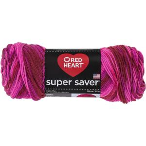imageRed Heart Super Saver Econ Blacklight YarnPrint  Candy
