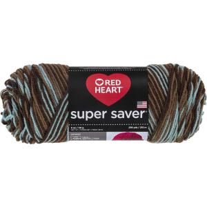 imageRed Heart Super Saver Econ Blacklight YarnPrint  Earth and Sky