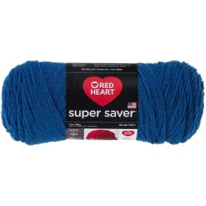 imageRed Heart Super Saver Econ Blacklight YarnSolid  Blue Suede