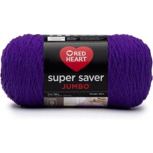 imageRed Heart Super Saver Jumbo Yarn Cafe LatteAmethyst
