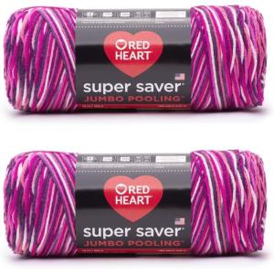imageRed Heart Super Saver Jumbo Yarn Cafe LatteBerry Pooling