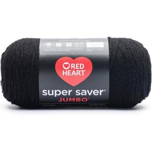 imageRed Heart Super Saver Jumbo Yarn Cafe LatteBlack