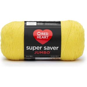 imageRed Heart Super Saver Jumbo Yarn Cafe LatteBright Yellow