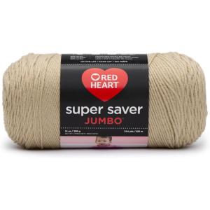 imageRed Heart Super Saver Jumbo Yarn Cafe LatteBuff
