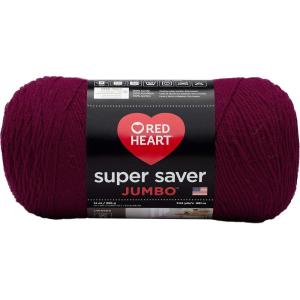 imageRed Heart Super Saver Jumbo Yarn Cafe LatteBurgundy