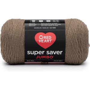 imageRed Heart Super Saver Jumbo Yarn Cafe LatteCaf Late