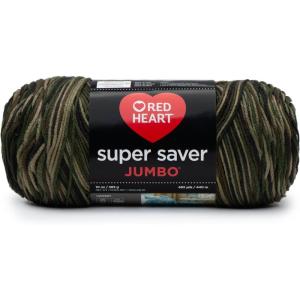 imageRed Heart Super Saver Jumbo Yarn Cafe LatteCamouflage