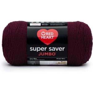 imageRed Heart Super Saver Jumbo Yarn Cafe LatteClaret