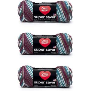 imageRed Heart Super Saver Yarn  PoolAntique