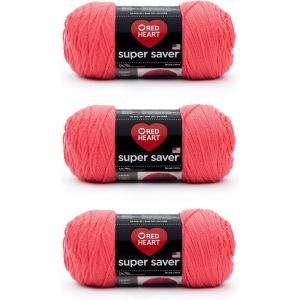 imageRed Heart Super Saver Yarn  PoolFlamingo
