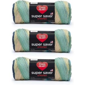 imageRed Heart Super Saver Yarn  PoolSutherland Stripe