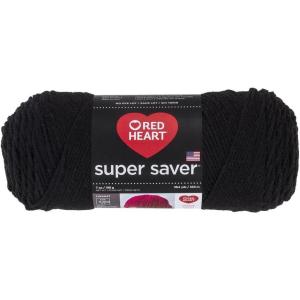 imageRed Heart Super Saver Yarn 312 BlackBlack