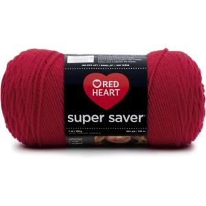 imageRed Heart Super Saver Yarn 312 BlackCherry red