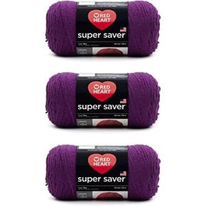 imageRed Heart Super Saver Yarn 312 BlackDark Orchid
