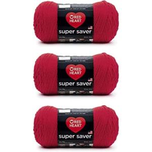 imageRed Heart Super Saver Yarn 312 BlackHot Red