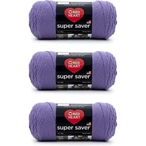 imageRed Heart Super Saver Yarn 312 BlackLavender