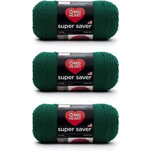 imageRed Heart Super Saver Yarn 312 BlackPaddy Green