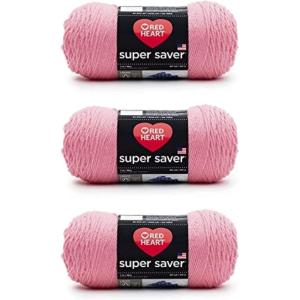 imageRed Heart Super Saver Yarn 312 BlackPerfect Pink