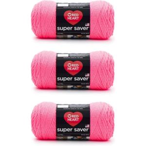 imageRed Heart Super Saver Yarn 312 BlackPretty N Pink