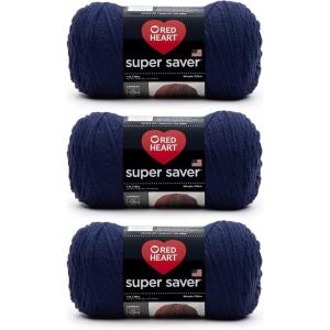 imageRed Heart Super Saver Yarn 312 BlackSoft Navy