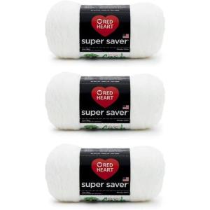 imageRed Heart Super Saver Yarn 312 BlackSoft White