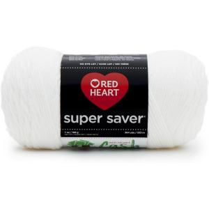 imageRed Heart Super Saver Yarn 312 BlackWhite