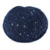 imageRed Heart Italian Story Luce Mohair Blend Yarn VerdeNotte