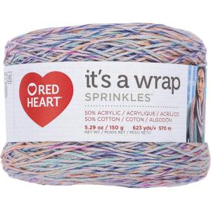 imageRED HEART E8869297 Its A Wrap Sprinkles yarn Red VelvetPlum Pudding