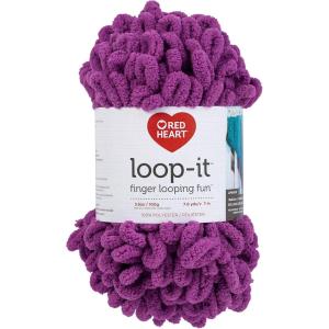 imageRED HEART LoopIt yarn In The PinkBerry Gorgeous