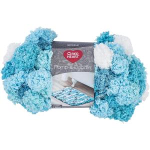 imageRED HEART PompADoodle yarn MeadowAquamarine