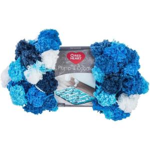 imageRED HEART PompADoodle yarn MeadowBluesy