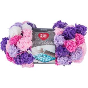 imageRED HEART PompADoodle yarn MeadowCotton Candy