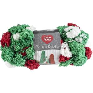 imageRED HEART PompADoodle yarn MeadowHoliday