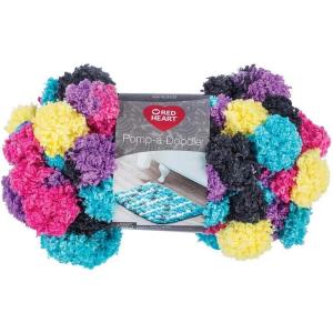imageRED HEART PompADoodle yarn MeadowParty Mix