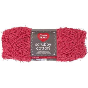 imageRED HEART Scrubby Cotton Yarn CottonCoral