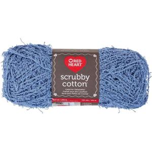 imageRED HEART Scrubby Cotton Yarn CottonDenim