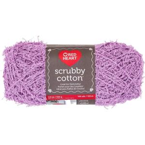 imageRED HEART Scrubby Cotton Yarn CottonLavender