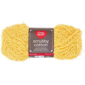 imageRED HEART Scrubby Cotton Yarn CottonLemony