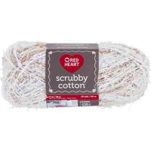 imageRED HEART Scrubby Cotton Yarn CottonOatmeal