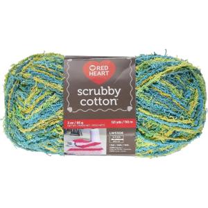 imageRED HEART Scrubby Cotton Yarn CottonTranquil