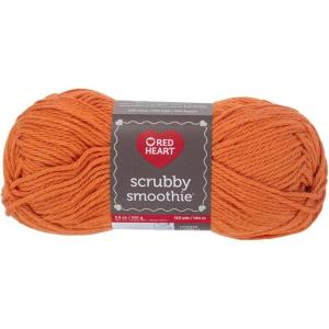 imageRED HEART Scrubby Smoothie Lavender YarnBrite Orange
