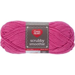 imageRED HEART Scrubby Smoothie Lavender YarnBrite Pink