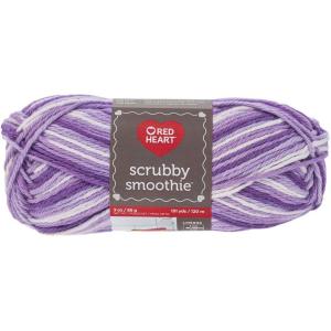 imageRED HEART Scrubby Smoothie Lavender YarnPurple Tones