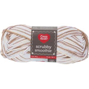 imageRED HEART Scrubby Smoothie Tan YarnOatmeal