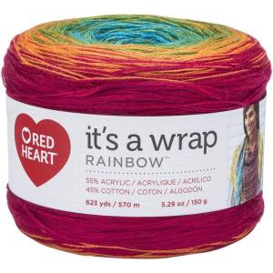 imageRED HEART Wrap Rainbow Fiesta Yarn