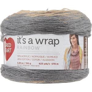 imageRED HEART Wrap Rainbow Nautical YarnFoggy