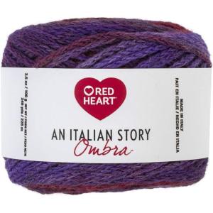 imageRed Heart Italian Story Ombra Wool Blend Yarn MultiViola