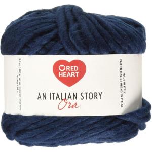 imageRed Heart Italian Story Ora Wool Blend Yarn CarmelloNotte