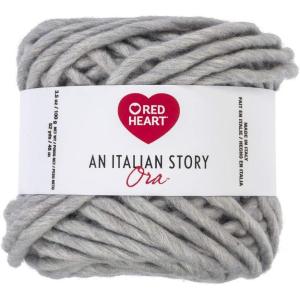 imageRed Heart Italian Story Ora Wool Blend Yarn CarmelloPietra